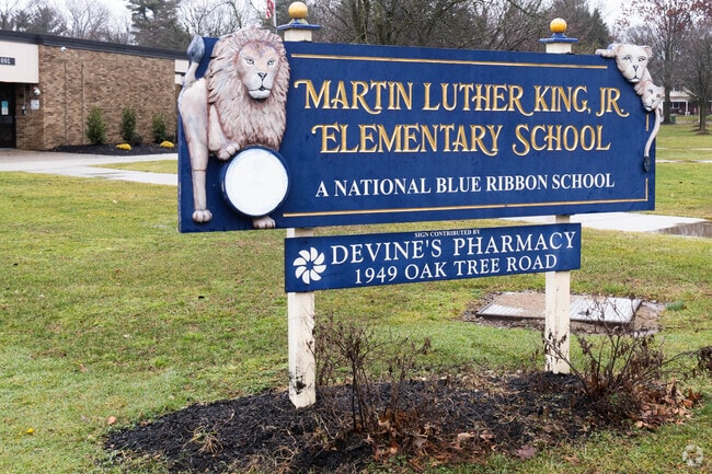 Test scores at Martin Luther King School are well above the state average.