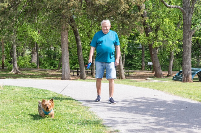Dane Park has plenty of trails for dog walkers.