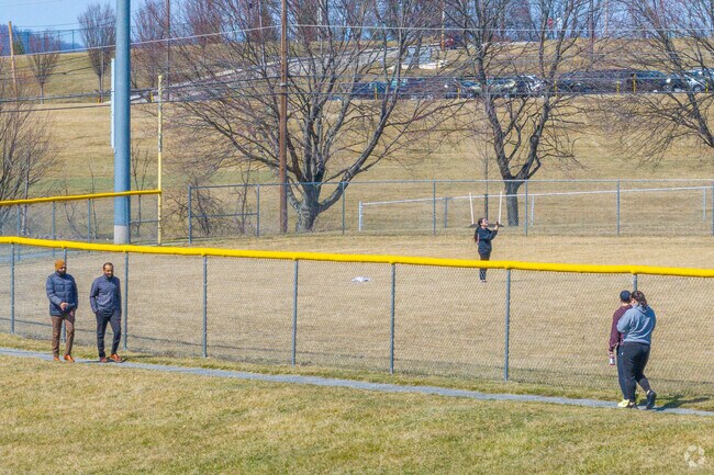 Veterans Park is Progress's biggest green space, and offers a paved walking path.