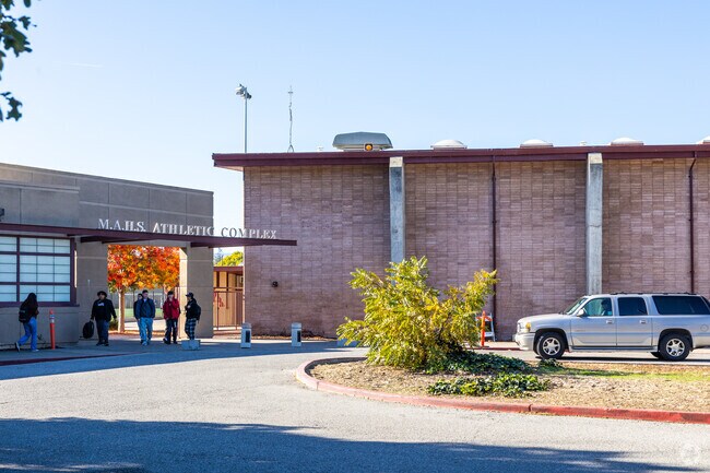 Menlo-Atherton High has a large athletic complex.