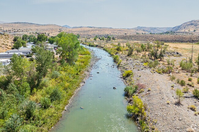 Ruhenstroth residents fish and stroll along the Carson River.