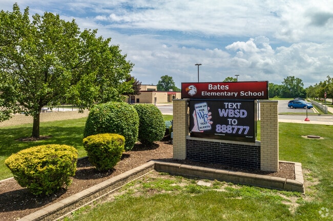 Bates Elementary School signage in the city of Trenton.