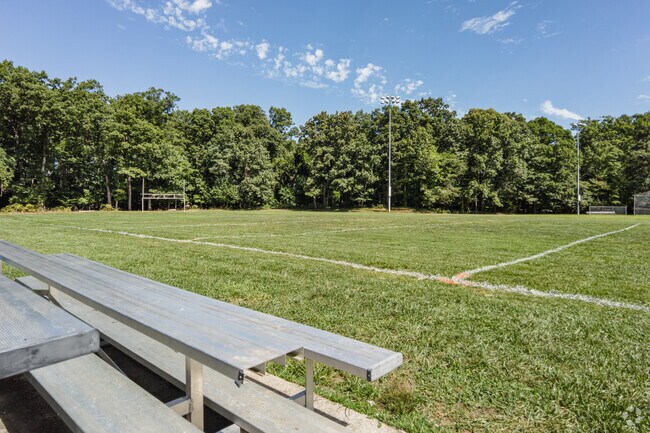 Several athletic fields host youth sports tournaments at North Barnaby Park in Marlow Heights.