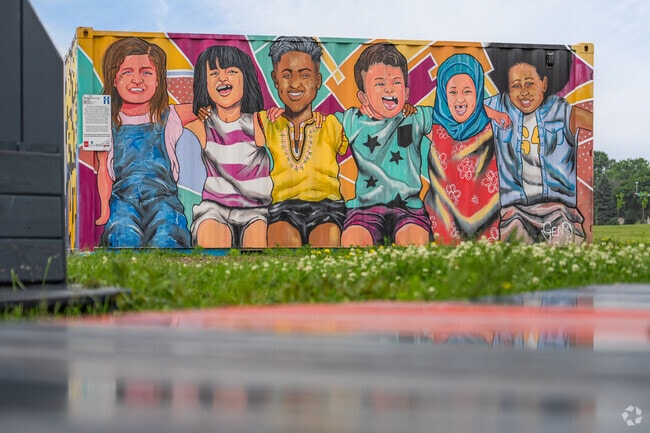 Brooklyn Park celebrates its diversity with vibrant murals.