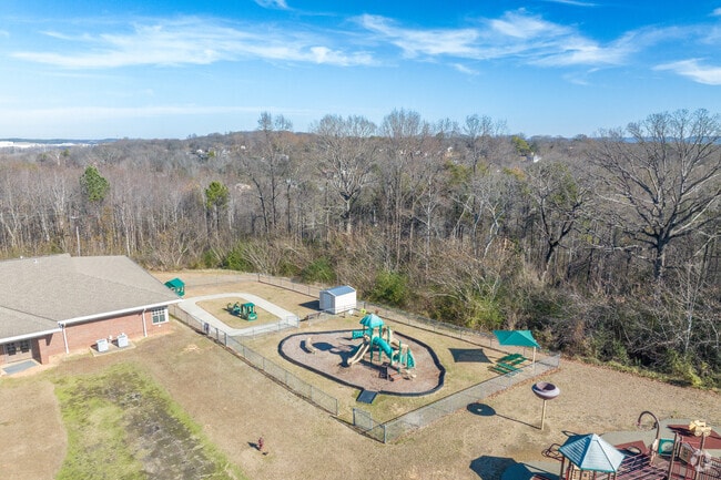 Brighton Middle School has multiple playgrounds for kids to enjoy.
