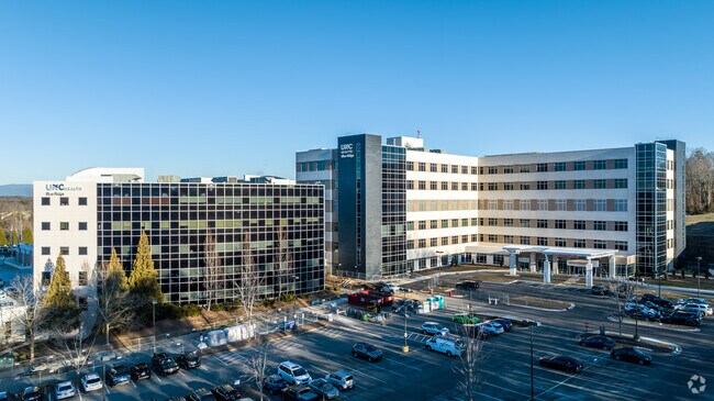 UNC Health Blue Ridge is a large employer in the Morganton area.