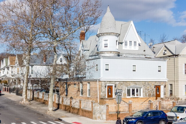Large Victorian homes can be spotted throughout Cypress Hills.