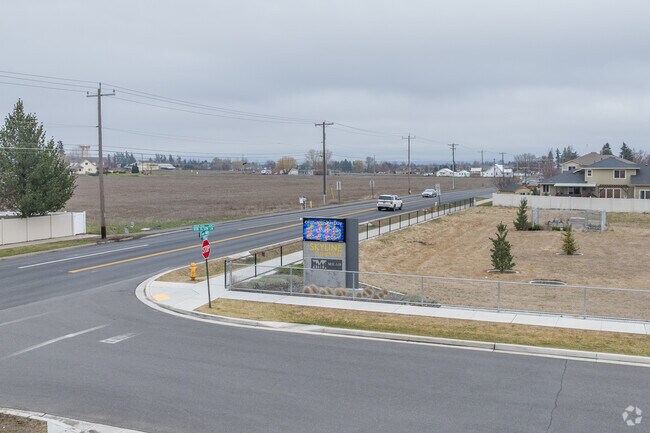 Skyline Elementary is located just off of a main arterial road.