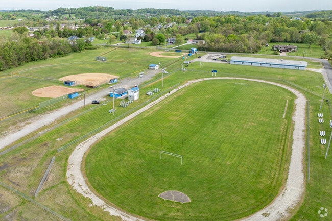 Students have access to fields for multiple sports at West Crawford Elementary School.