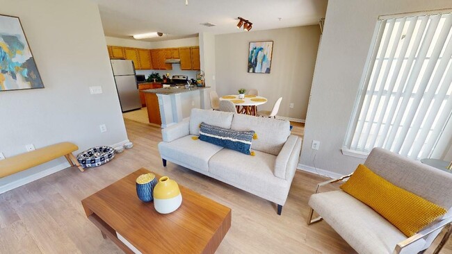 Natural light in living room at Reserve at Brookhaven