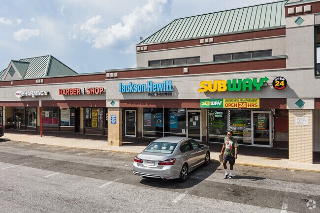 Subway and other smaller shops support Hillcrest Heights.