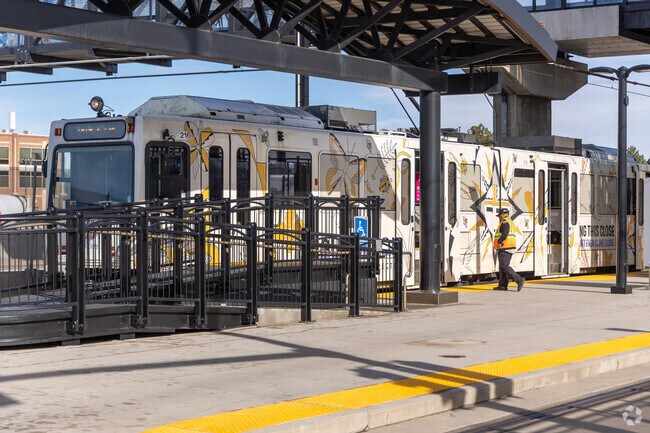 Rocky Ridge residents can get around easily by using the light rail.
