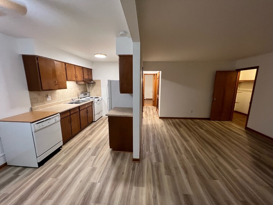 Kitchen and Living Room