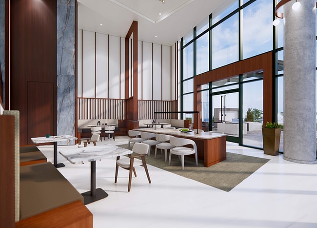 Level 1 coworking space with ample seating, perfect for studying, working, or inspiring creativity.