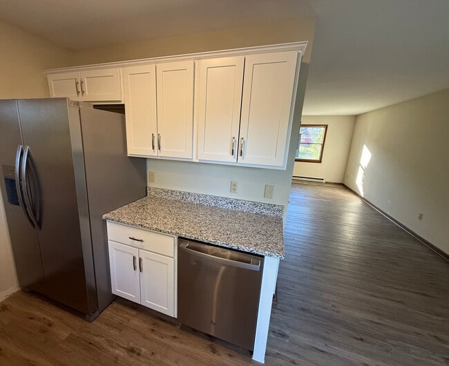 New stainless steel appliances
