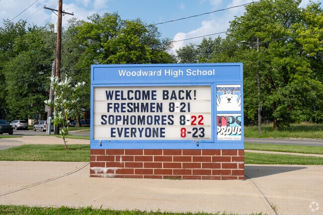 Woodward High School serves Shoreland students in grades 9-12.