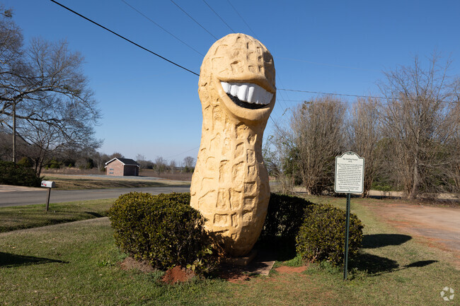 The Jimmy Carter Peanut Statue is a monument located in Plains, just outside Americus, GA.