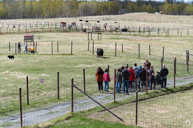 The Musk Ox Farm is a major attraction for tourists and school groups outside the Farm Loop neighborhood.