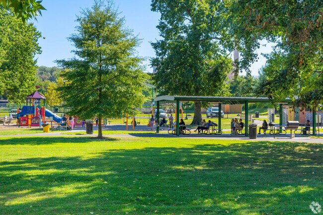 There's ample space for Bren Mar Park kids to run around and play at Armistead Boothe Park.