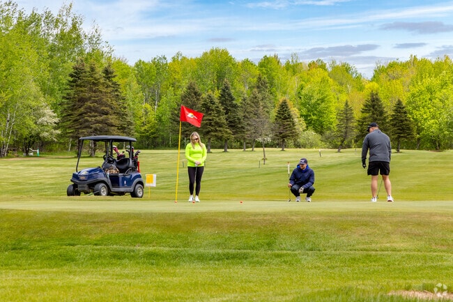 Golfers enjoy a sunny round at Crane Meadows, a public nine-hole course in the heart of Weston.