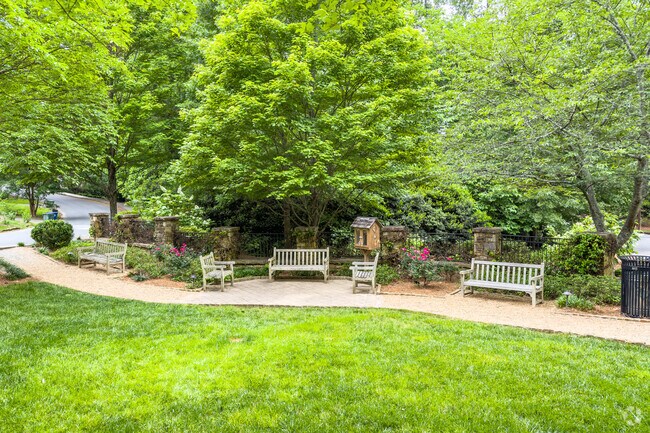 Triangle Park in Castlewood Neighborhood.