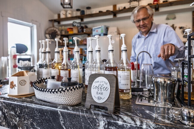 Frankton residents grab a morning cup of coffee from Maranatha Coffee Company.