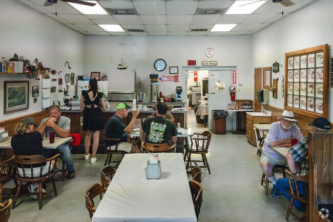 The Little Village Restaurant is a great place to grab a bite in Robbins, near Grassy Creek.