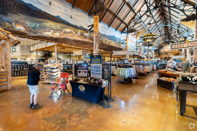 You'll have an amazing shopping experience a Bass Pro, it's on the north side of Sun Hills.