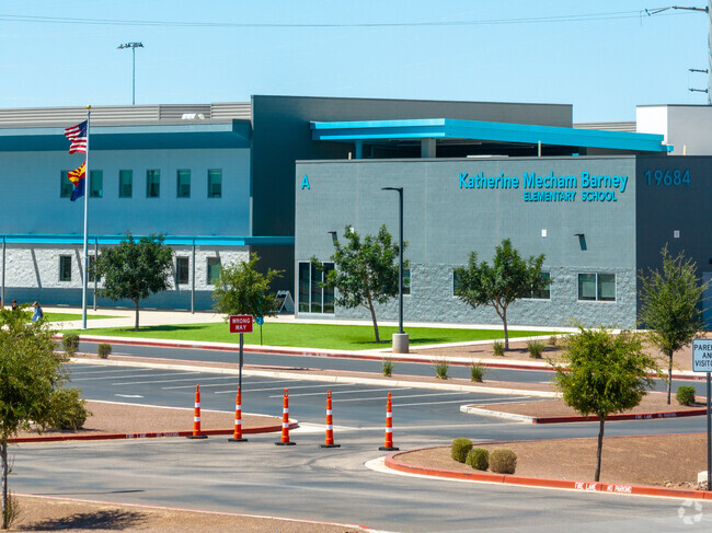 Katherine Mecham Barney Elementary has a modern facility and great education.
