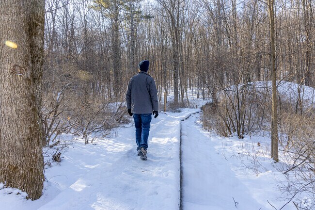 Take a stroll through the Pine Hill Park in Rutland, VT year round.