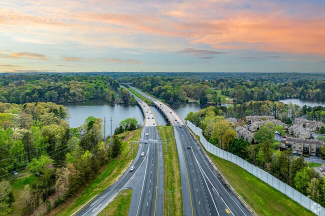 Deep River locals reach Interstate 40 via NC-68 along the neighborhood’s eastern border.