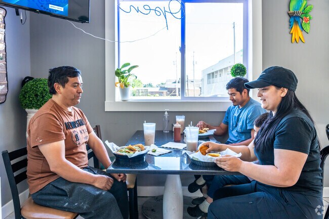 Get your favorite Hispanic dishes at Miranda Taqueria and Pupuseria in the Presidents.