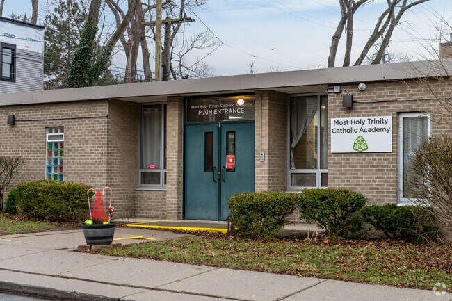 Most Holy Trinity School, Entrance.