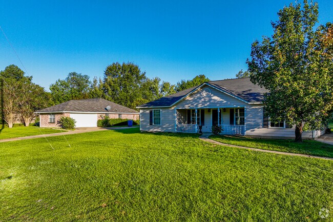 In Blanchard you will find brick homes and homes with siding.