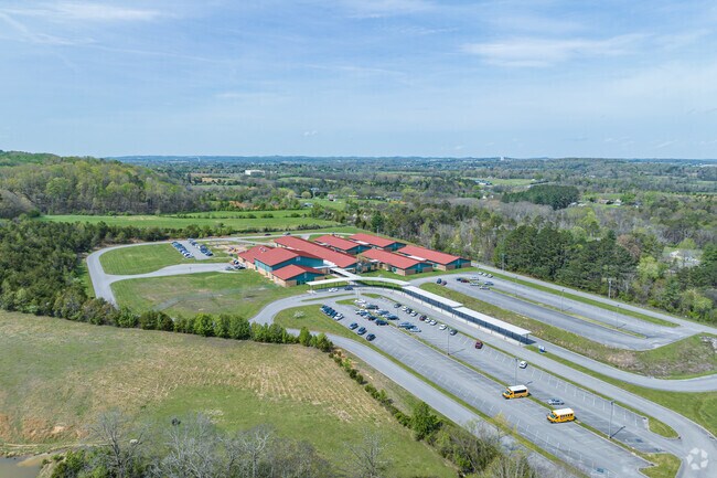 Eagleton Elementary School is in a rural setting off of Sam Houston Road.