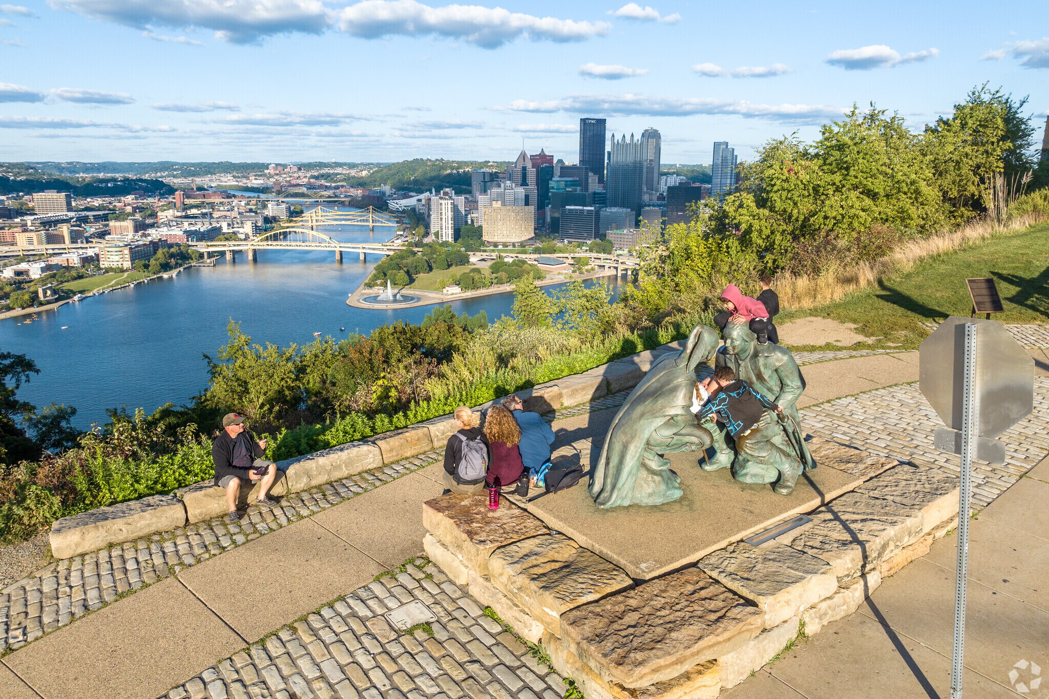 New Stanton may be semi-rural but it's just a short drive from downtown Pittsburgh.