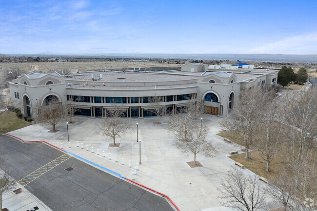 The front of the building containing Oak Grove Classical Academy.