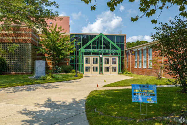 Emma C. Attales Middle School is located right next to H.A. Marsh Elementary School.