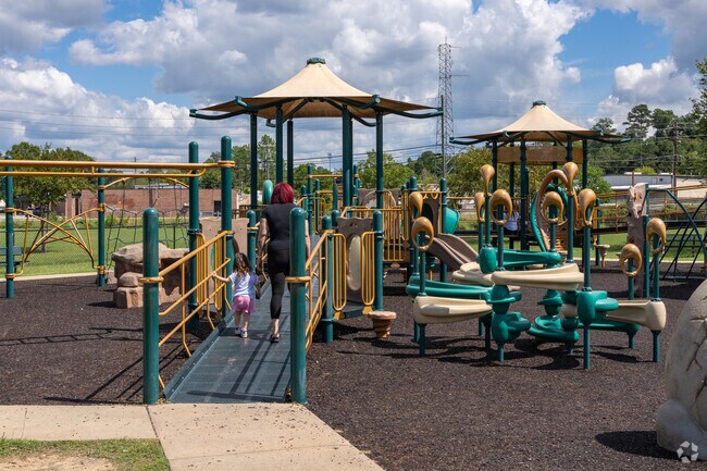 East Carver Heights residents can enjoy a state-of-the-art playground at Bridging The Gap Park.