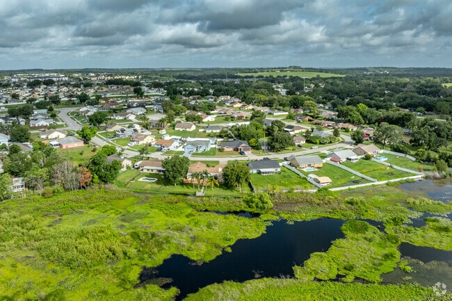 Zephyrhills North features quiet streets and homes with views of wetlands and open green space.