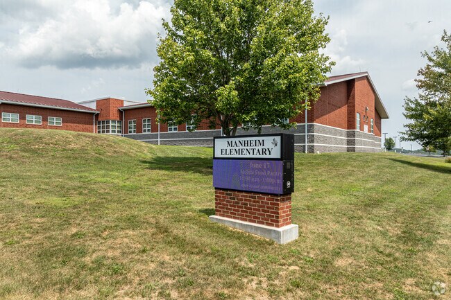Manheim Elementary School has 261 students in grades K-5 with a student-teacher ratio of 14:1.