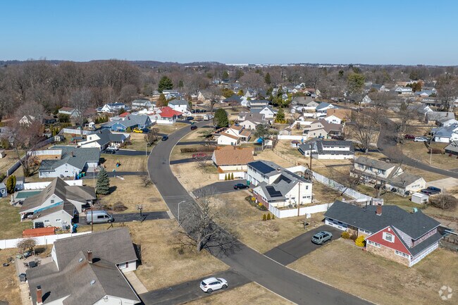 Most of the homes in Red Rose Gate have private driveways and garages.