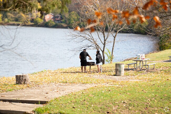 At the Rentschler Forest Metro Park, residents like to grill throughout the year.
