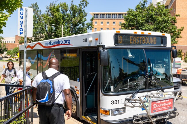 Jump on the Topeka Metro to get just about anywhere in Elmhurst.