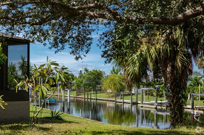 Solana homes have waterway access offering scenic views and private docks.