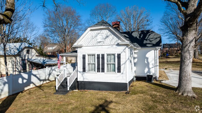 A quaint home on a side street in Morganton.