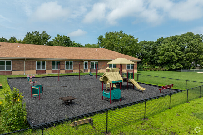 Your kids will never want to leave the playground at Indian Creek Elementary School.