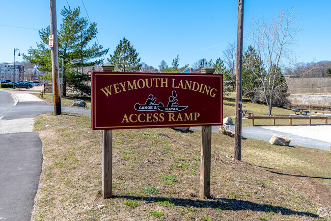 The Weymouth Landing Access Ramp provides easy access for residents to enjoy water activities.