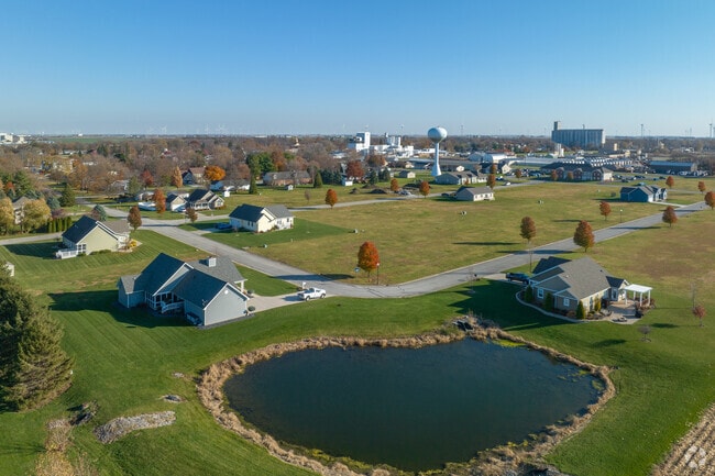 New homes are being constructed in Carpenter that offer plenty of green space and privacy.