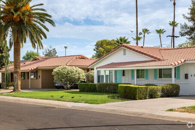 Tiled roofs are commonly seen in the Old Town Scottsdale area.